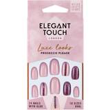 Oval False Nails Elegant Touch Luxe Looks Prosecco Please 24-pack