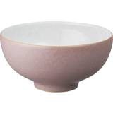 Denby Soup Bowls Denby Impression Pink Rice Pink and White Soup Bowl
