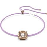 Transparent Necklaces Swarovski Dulcis Necklace - Rose Gold/Purple/Transparent
