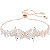 Swarovski Lilia Butterfly Bracelet - Rose Gold/Transparent