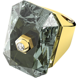 Grey Rings Swarovski Numina Octagon Cut Ring - Gold/Grey/Transparent