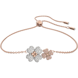 Pink Bracelets Swarovski Latisha Flower Bracelet - Rose Gold/Transparent/Pink