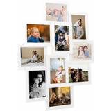 vidaXL Collage Photo Frame for 10x(10x15 cm) Picture White MDF Photo Frame