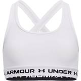 Under Armour Girl's Crossback Sports Bra - White/Black (1369971-100)