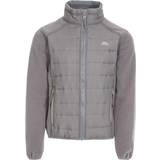 Polyamide Fleece Garments Trespass Kids Ludvig Padded Fleece Jacket - Storm Grey (MCFLFLTR0003)