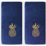 SKL Home Gilded Pineapple Guest Towel Blue (66.04x40.64cm)