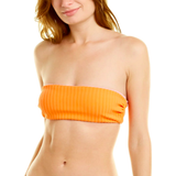 Solid & Striped The Annabelle Reversible Bikini Top - Orange