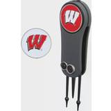 Team Effort Wisconsin Badgers Switchblade Repair Tool & Two Ball Markers