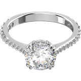 White Jewellery Swarovski Constella cocktail Ring - Silver/Transparent