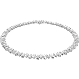 Swarovski Millenia Pear Cut Necklace - Silver/Transparent