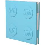 Lego Crafts Lego SKOLEUDSTYR Locking Note Book, Azur With gel pen