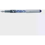 Fountain Pens Pilot V-pen Erasable Disposable Fountain Pen Blue PK12