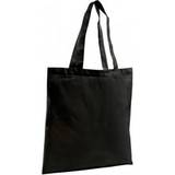 Black Fabric Tote Bags Sol's Zen Organic Cotton Tote/Shopper Bag (One Size) (Black)