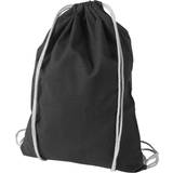 Bullet Oregon Cotton Premium Rucksack (Pack Of 2) (44 x 33 cm) (Solid Black)