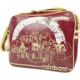 Rainbow Village Messenger Bag (One Size) (Burgundy/Light Yellow/White)