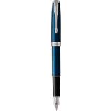 Parker Arts & Crafts Parker Sonnet Blue Lacquer Chrome Trim Fountain Pen