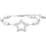 Pearl Bracelets Swarovski Stella Bracelet - Silver/Pearls/Transparent