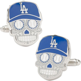 White Cufflinks Cufflinks Inc LA Dodgers Sugar Skull Cufflinks - Silver/Blue/White
