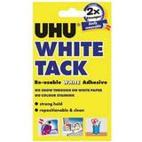 Paper Glue UHU White Tack 62g (12 Pack)