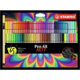 Stabilo Pen 68 Arty Fibre Tip Pens 65-pack