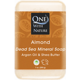 One With Nature Dead Sea Minerals Soap Almond 200g