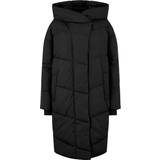 Coats Noisy May Tally Long Down Jacket - Black