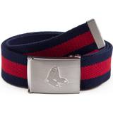 Nylon Ties Eagles Wings Boston Red Sox Fabric Belt - Red/Blue