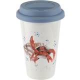 Porcelain Travel Mugs Wrendale Designs Hermit Crab Travel Mug