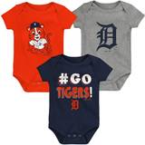 Outerstuff Infant Navy/Orange/Gray Detroit Tigers Born To Win Bodysuit Set