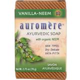 Dry Skin Bar Soaps Auromere Vanilla-Neem Ayurvedic Soap with Organic Neem 78g