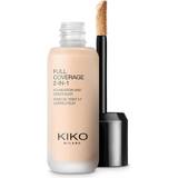 Kiko Base Makeup Kiko Full Coverage 2-In-1 Foundation & Concealer #01 Warm Rose