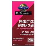 Gut Health Garden of Life Dr. Formulated Probiotics Womens pH 50B 30 Capsules 30 pcs