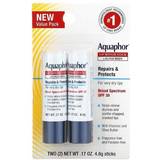 Fragrance Free - Sun Protection Lips Aquaphor Repairs & Protects Lip Protectant + Sunscreen Stick SPF30 4.8g 2-pack