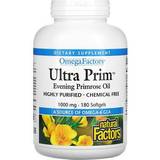 Natural Fatty Acids Natural Factors Ultra Prim Evening Primrose Oil 1000 mg 180 Softgels