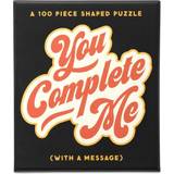 Metal Classic Jigsaw Puzzles Galison You Complete Me 100 Pieces