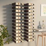 vidaXL 36 Bottles Wine Rack 30.5x116cm