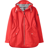 Women Rain Jackets & Rain Coats Joules Shoreside Coastal Waterproof Coat - Red