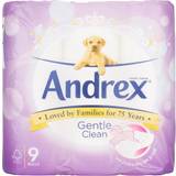 Andrex Gentle Clean Toilet Rolls 9pcs