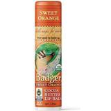 Orange Lip Balms Badger Organic Cocoa Butter Lip Balm Sweet Orange