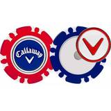 Callaway Golf Accessories Callaway Dual Mark Poker Chip Ball Marker 2-pack