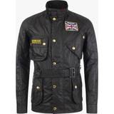 Barbour Quilted Jackets Clothing Barbour Union Jack Wax Jacket - Black