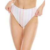 Splendid Heather Ombre Stripe High Waist Bikini Bottom