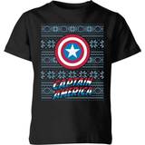 Marvel T-shirts Children's Clothing Marvel Captain America Kids' Christmas T-Shirt 11-12