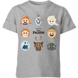 White Christmas Sweaters Disney Frozen Emoji Heads Kids' T-Shirt 11-12