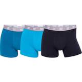 Turquoise Men's Underwear CR7 Men's Cotton Trunks 3-pack - Blue/Turquoise