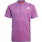 Adidas Polo Shirts adidas Junior RG Polo Shirt - Semi Night/Flash Melange/Scarlet