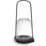 Skagerak bell lanterne sort m/glasskærm ø30x60cm Lantern