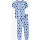Elastane Pyjamases Crew Clothing Kids' Polka Dot Pyjamas, Mid
