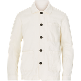 Selected Homme worker jacket in ecru-Neutral