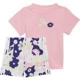 1-3M Other Sets Children's Clothing adidas True Flower Print Shorts Tee Set (HC1949)